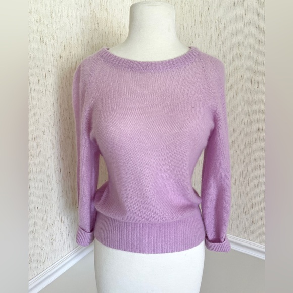PRICE DROP! Autumn cashmere Lightweight Blouson Sleeve Raglan Crew Size L✨NWT✨ - Picture 5 of 11